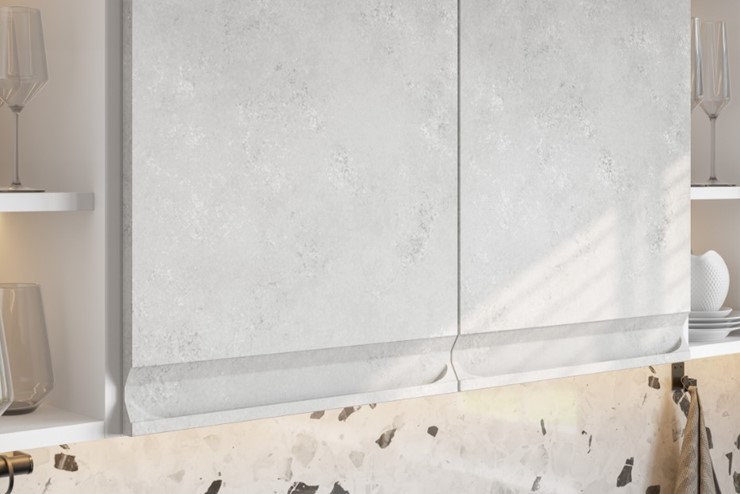 Модульный угловой гарнитур Вельвет, бетон графит/бетон снежный в Санкт-Петербурге - изображение 4