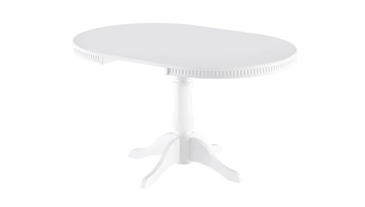 Кухонный стол раскладной Орландо Т1, цвет Белый матовый (Б-111.02.1) в Санкт-Петербурге - изображение 1