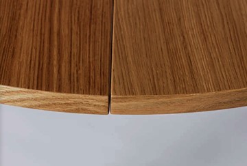 Кухонный стол круглый Шпон Дуба д. 100 см МДФ в Санкт-Петербурге - предосмотр 5
