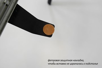 Раздвижной стол Дали-1L(ноги черные, дуб табако) в Санкт-Петербурге - предосмотр 6