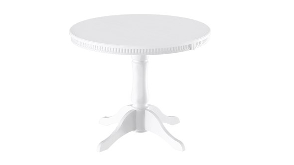 Кухонный стол раскладной Орландо Т1, цвет Белый матовый (Б-111.02.1) в Санкт-Петербурге - изображение