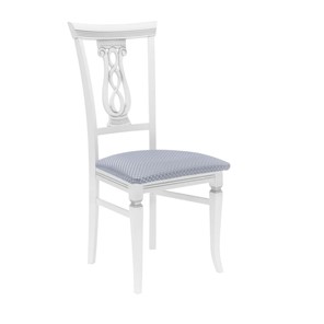 Обеденный стул Leset Юта (Белый 9003 + патина серебро) в Санкт-Петербурге