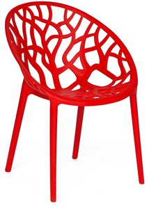Кухонное кресло BUSH (mod.017) пластик 60*58,5*80 красный, арт.11726 в Санкт-Петербурге