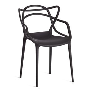 Стул обеденный Cat Chair (mod.028) пластик, 54,5*56*84 черный, арт.19627 в Санкт-Петербурге