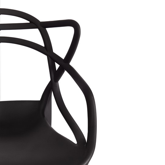 Стул Cat Chair (mod.028) пластик, 54,5*56*84 черный, арт.12655 в Санкт-Петербурге - изображение 5