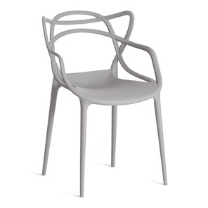 Стул Cat Chair (mod.028) пластик, 54,5*56*84 серый, арт.13276 в Санкт-Петербурге
