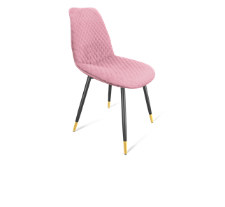 Обеденный стул SHT-ST29-С22 / SHT-S95-1 (розовый зефир/черный муар/золото) в Санкт-Петербурге