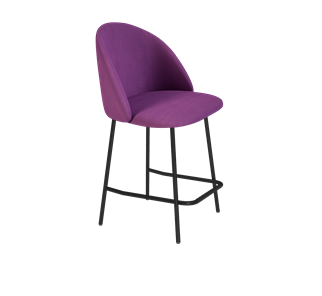 Полубарный стул SHT-ST35 / SHT-S29P-1 (ягодное варенье/черный муар) в Санкт-Петербурге