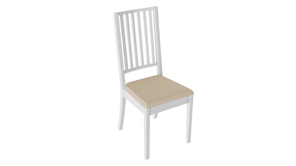 Обеденный стул Родос 2 (Белый матовый/тк № 108) в Санкт-Петербурге - изображение