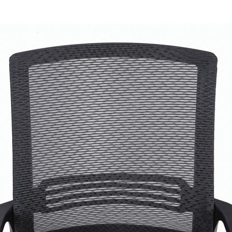 Компьютерное кресло Brabix Daily MG-317 (с подлокотниками, хром, черное) 531833 в Санкт-Петербурге - изображение 4