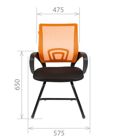 Кресло CHAIRMAN 696V, цвет оранжевый в Санкт-Петербурге - изображение 1