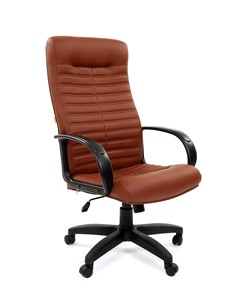 Офисное кресло CHAIRMAN 480 LT, экокожа, цвет коричневый в Санкт-Петербурге