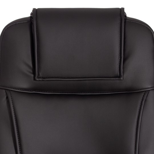 Кресло компьютерное BERGAMO Хром (22) кож/зам, черный, арт.19370 в Санкт-Петербурге - изображение 7
