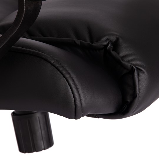 Кресло компьютерное BERGAMO Хром (22) кож/зам, черный, арт.19370 в Санкт-Петербурге - изображение 9