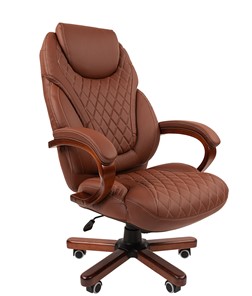 Кресло офисное CHAIRMAN 406, коричневый в Гатчине