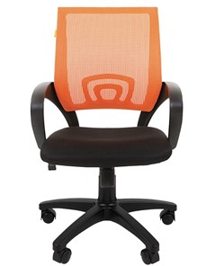 Офисное кресло CHAIRMAN 696 black Сетчатый акрил DW66 оранжевый в Санкт-Петербурге - предосмотр 4