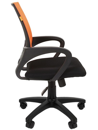 Офисное кресло CHAIRMAN 696 black Сетчатый акрил DW66 оранжевый в Санкт-Петербурге - изображение 5