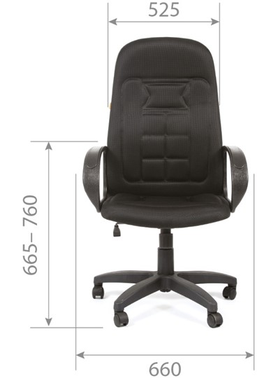 Офисное кресло CHAIRMAN 727 TW 12, цвет серый в Санкт-Петербурге - изображение 4
