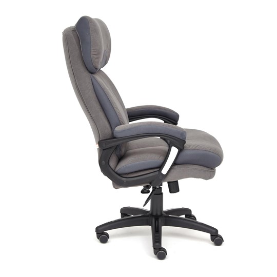 Кресло офисное DUKE флок/ткань, серый/серый, 29/TW-12 арт.14039 в Санкт-Петербурге - изображение 6