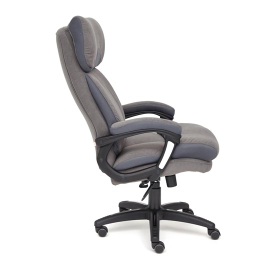 Кресло офисное DUKE флок/ткань, серый/серый, 29/TW-12 арт.14039 в Санкт-Петербурге - изображение 7