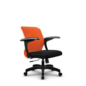 Кресло SU-M-4/подл.160/осн.001, Оранжевый/Черный в Санкт-Петербурге