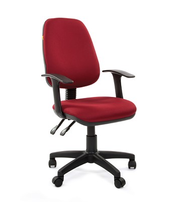 Кресло CHAIRMAN 661 Ткань стандарт 15-11 красная в Санкт-Петербурге - изображение