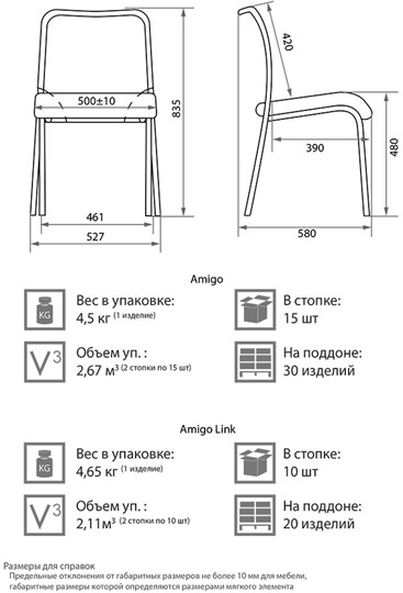 Офисный стул Amigo black сэндвич/cетка W01/T01 в Санкт-Петербурге - изображение 1