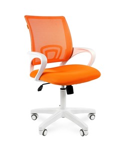 Кресло CHAIRMAN 696 white, ткань, цвет оранжевый в Санкт-Петербурге