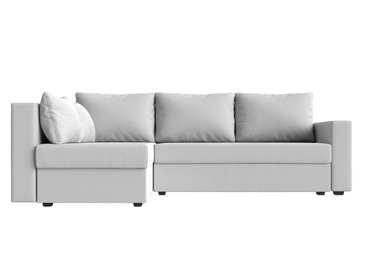 Угловой раскладной диван Мансберг, Белый (Экокожа) в Санкт-Петербурге - изображение 8