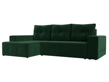 Угловой диван Перри, Зеленый (велюр) в Санкт-Петербурге