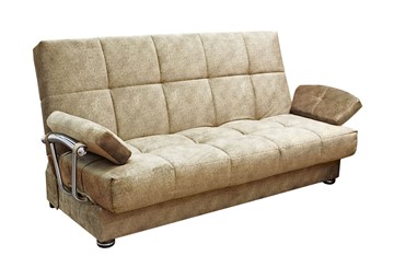 Прямой диван Милана 6 БД с хром. подлокотниками, Боннель в Санкт-Петербурге - предосмотр