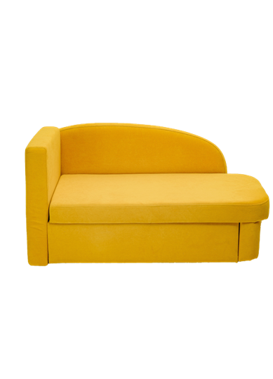 Мягкий диван левый Тедди желтый в Санкт-Петербурге - изображение 1