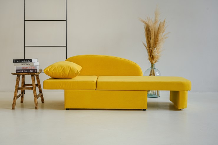 Мягкий диван левый Тедди желтый в Санкт-Петербурге - изображение 20