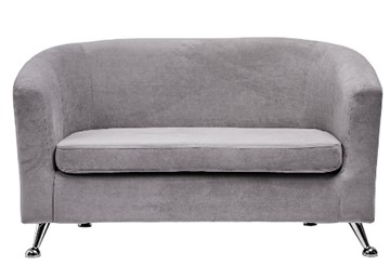 Прямой диван Брамс 2Д серый в Санкт-Петербурге