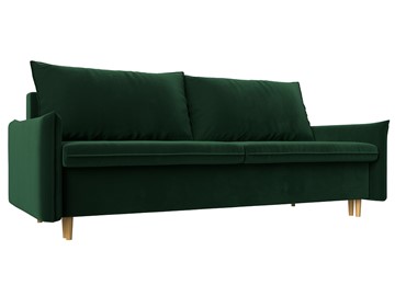 Прямой диван Хьюстон, Зеленый (Велюр) в Санкт-Петербурге