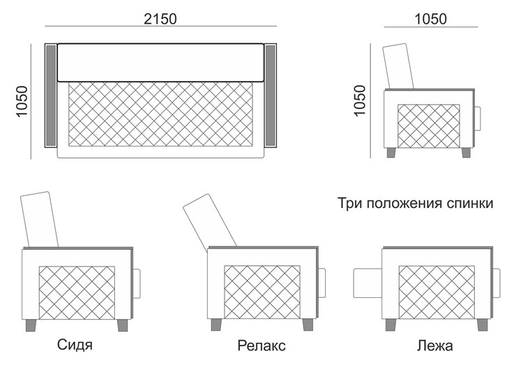 Прямой диван Милана 8 БД в Санкт-Петербурге - изображение 5