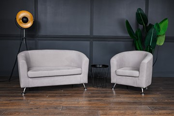Комплект мебели Брамс  цвет бежевый диван 2Д + кресло в Санкт-Петербурге