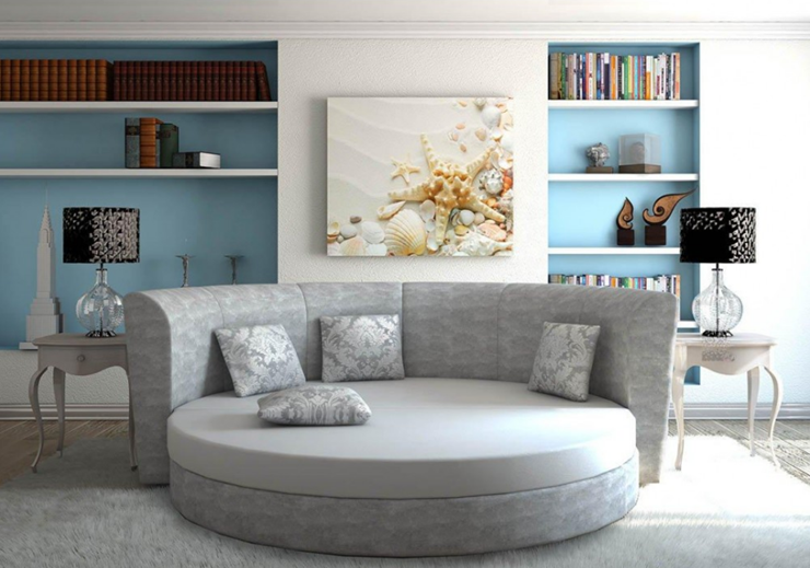 Круглый диван-кровать Смайл в Санкт-Петербурге - изображение 5