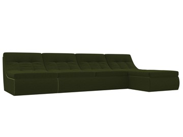 Большой модульный диван Холидей, Зеленый (микровельвет) в Санкт-Петербурге