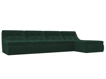 Большой модульный диван Холидей, Зеленый (велюр) в Санкт-Петербурге