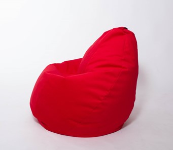 Кресло-мешок Груша большое, велюр однотон, красное в Санкт-Петербурге - предосмотр 1