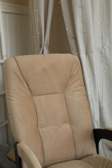 Кресло-качалка Леон маятниковая, ткань AMIGo песок 29-Т-П в Санкт-Петербурге - изображение 7