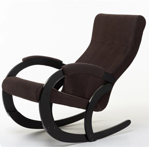 Кресло-качалка в гостиную Корсика, ткань Amigo Coffee 34-Т-AC в Санкт-Петербурге