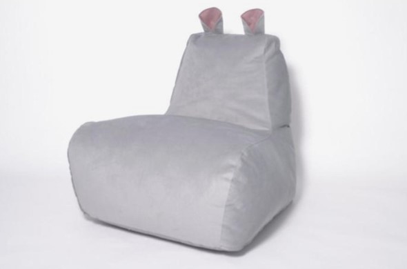Кресло-мешок Бегемот серый в Санкт-Петербурге - изображение