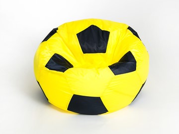Кресло-мешок Мяч большой, желто-черный в Санкт-Петербурге