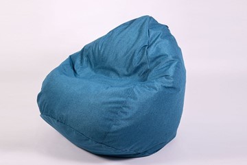 Кресло-мешок Юниор, рогожка синий в Санкт-Петербурге