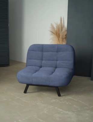 Кресло для сна Абри опора металл (синий) в Санкт-Петербурге - изображение 8