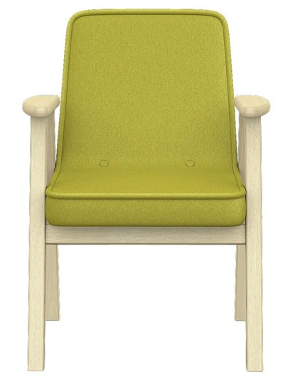 Кресло Ретро ткань лайм, каркас лак в Санкт-Петербурге - изображение 3