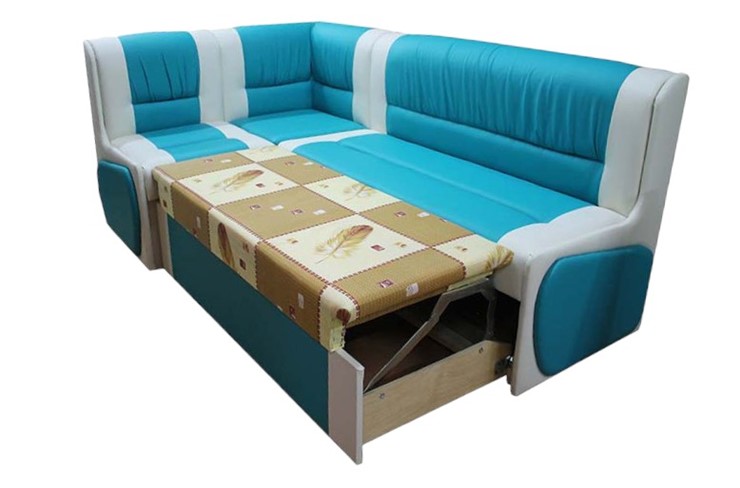 Кухонный угловой диван Квадро 4 со спальным местом в Санкт-Петербурге - изображение 2