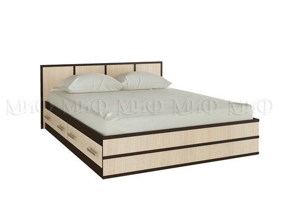 Кровать односпальная Сакура 1200 с ящиками в Санкт-Петербурге - изображение
